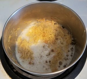 Browning vermicelli in butter