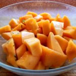 Melon with Fruit Salad Dressing