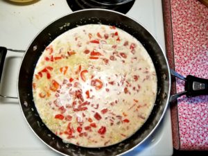 tomatoes and cocunut milk