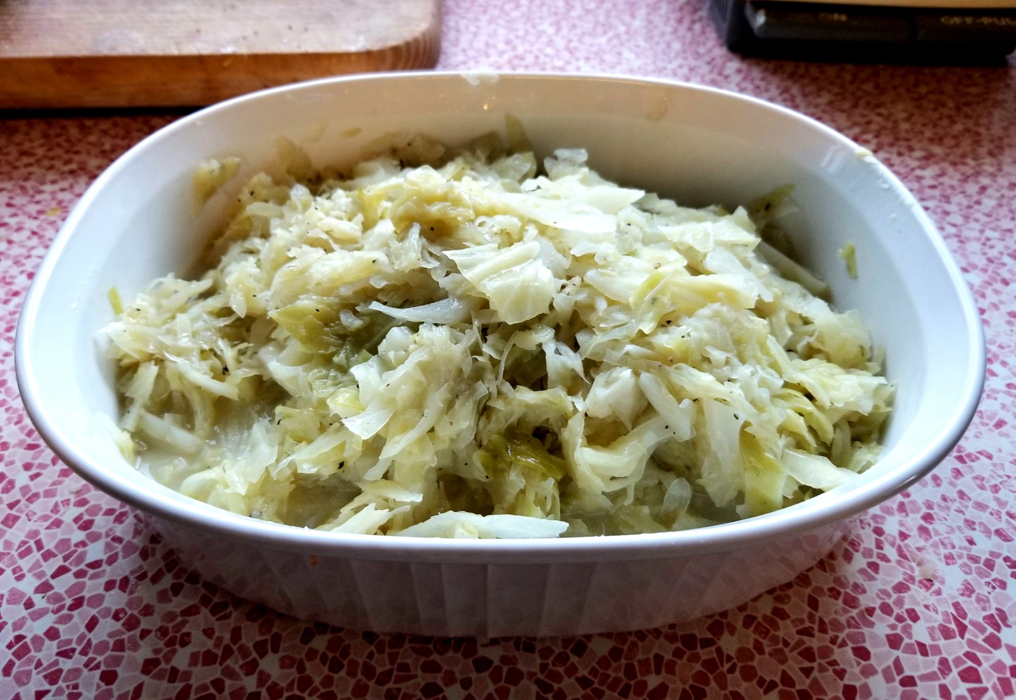 Instant Pot Buttered Garlic Cabbage - Cooking From My Chair