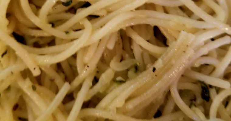 Zucchini Feta Pasta