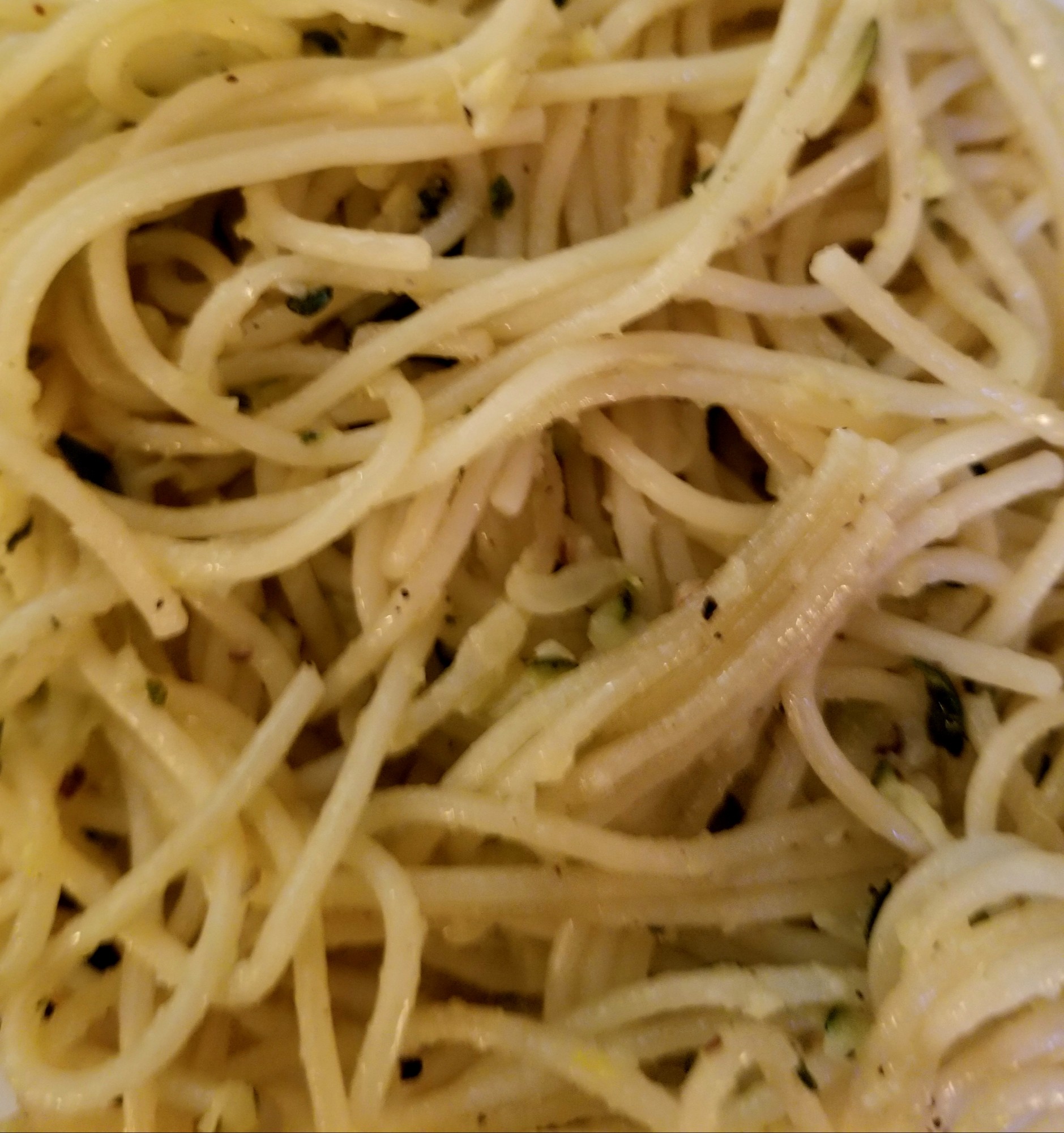 Zucchini Feta Pasta