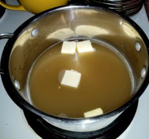 Chicken Broth and Butter