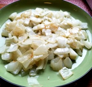 Sauteed onions