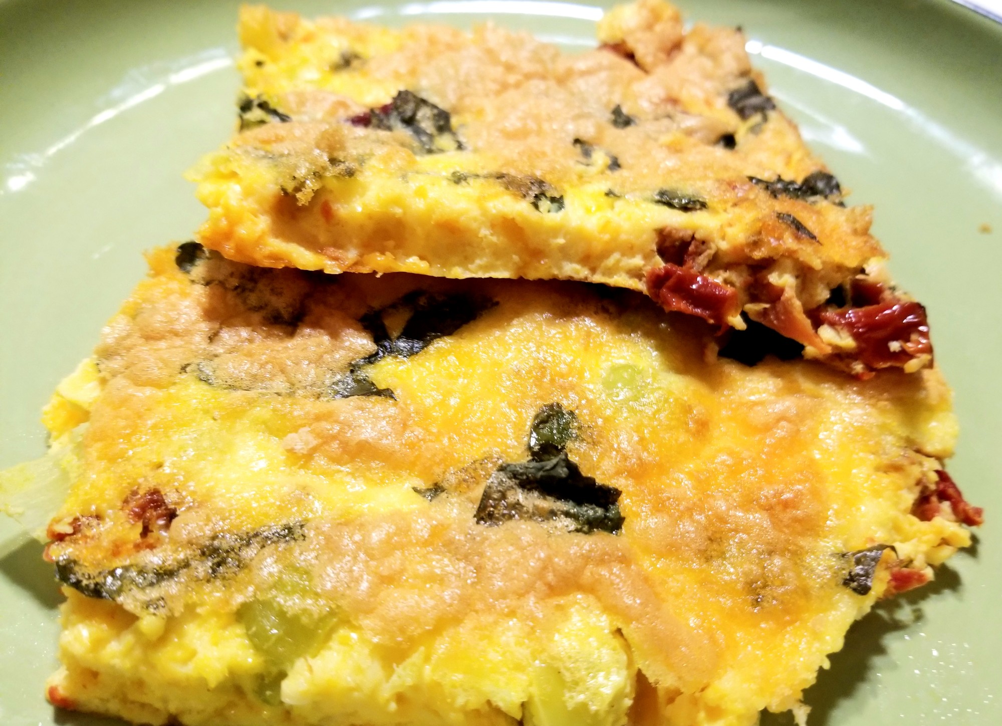 Sun-Dried Tomato, Basil and Jalapeno Frittata