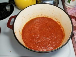 Add tomato Sauce and Red Pepper Paste.